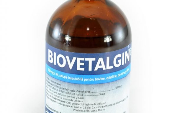 BIOVETALGIN, 500 mg/ml injekcinis tirpalas.