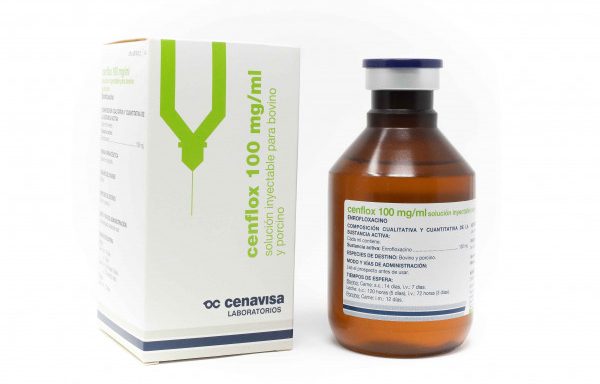 CENFLOX 100 mg/ml, injekcinis tirpalas galvijams ir kiaulėms