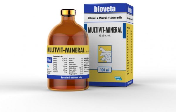 MULTIVIT-MINERAL, injekcinis tirpalas 100 ml