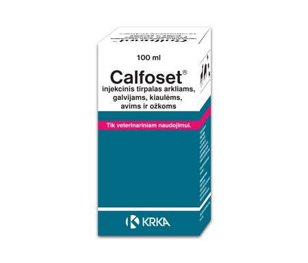 CALFOSET injekcinis tirpalas, 250 ml