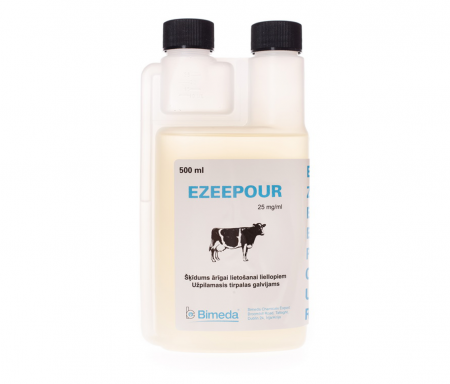 EZEEPOUR, 25 mg/ml, užpilamasis tirpalas galvijams