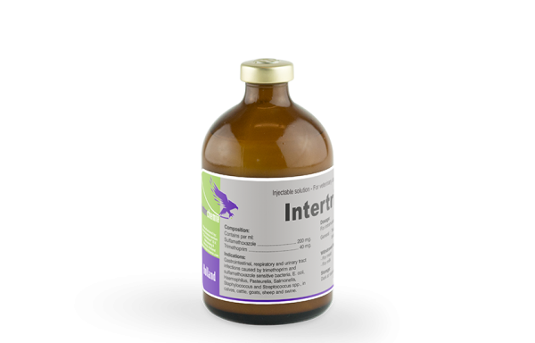 INTERTRIM 200 /40 mg/ml, injekcinis tirpalas